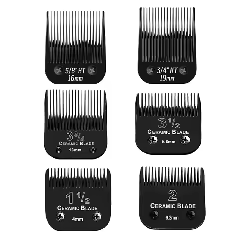Replacement Detachable Pet Dog Cat Trimmer Ceramic Blade For Andis,Oster A5,Wahl KM Series/Furzone/L