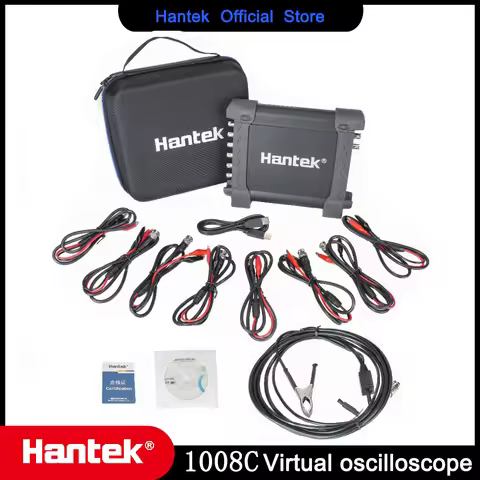 Hantek Official Store 1008c Automotive Oscilloscope/Programmable Generator 8 Channels USB Oscillosco