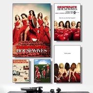 Poster Filem Desperate Housewives Seni HD, Hiasan Dinding Lepas Tahan Air untuk Hiasan Rumah Bilik T