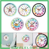 [Simple] 10" Analog Clock for Kids Teaching Clock Wall Decor for Kids School Classroom