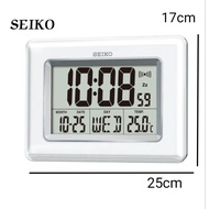 SEIKO LCD Digital Desk Wall Clock QHL058W