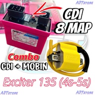 IC Fasstek Open Rewind EXCITER 135 Gasoline Models 4S 5S COMBO CDI MOBIN RACING A3T 5501