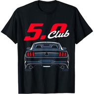 Men's cotton T-shirt 5.0 Coyote V8 Muscle Car Stang American Speed Power T-Shirt