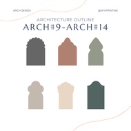 Polymer Clay Cutter Set | ARCH #9 to #14