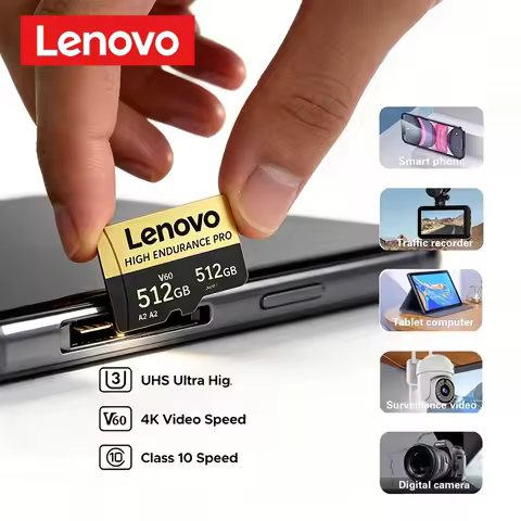 Lenovo SD Micro Card 512GB Games SD Memory Card 256GB Micro TF SD Card 128GB 64GB Video TF Card For 