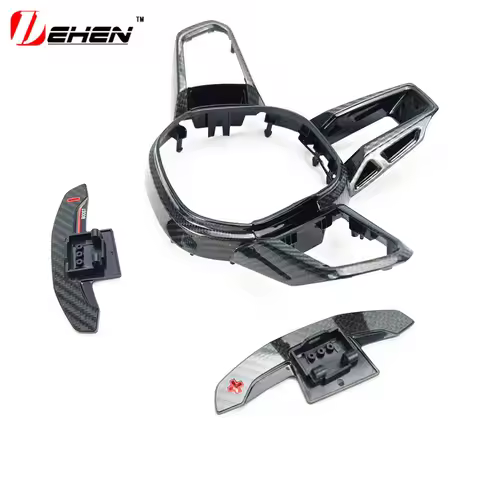 Carbon fiber steering wheel trim cover For New 5 Series G60 G70 M5 G90 i5 M60 i7 X2 M35i G48 G18 X5 
