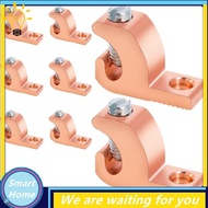 [Hmou] Copper for Pool and Spa Grounding Lugs(8-Pack), 4 AWG, Suitable for 4-14 AWG Wires