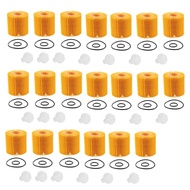 []-For 09-17 ES350 Oil Filter Element Replacement Kit- 20 Pieces of Filters 04152-YZZA1 04152-31090 