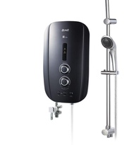 Alpha AS-2EP Water Heater With Pump (Metal Black/Misty Silver)