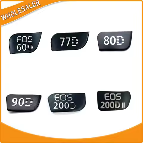 for Canon EOS 60D 77D 80D 90D 200D 200DII LOGO Body Nameplate Label Repair Parts