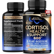 Cortisol Supplement for Women - Holy Basil |  | Rhodiola |  - Plant-Based Hormone Balance - Mood, Fo