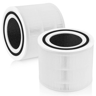 2 Pack Replacement Filter for Core 300 300S VortexAir 3-In-1 Activated Carbon Core 300 Filter, Part Core 300-RF