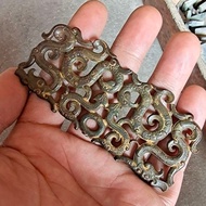 Antique Antique Miscellaneous Items Country Collection Old Items Pure Copper Seiko Carving Double Dr