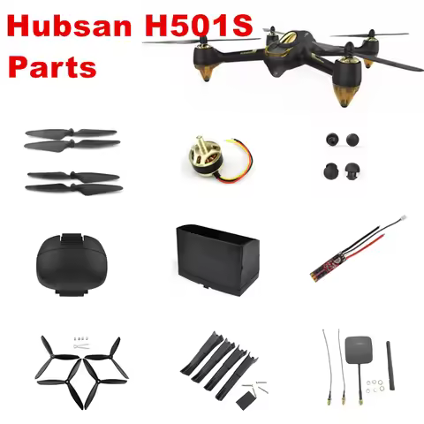 Spare Parts For Hubsan X4 H501S RC Drone H501C H501A Accessories Propeller Battery Cover Brushless M