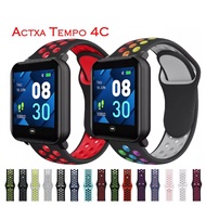 Actxa Tempo 4C Smart Watch Strap Breathable Silicone Sports Band Actxa Tempo 4C watch strap Rubber S