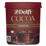 Serbuk Koko 100% DELFI Cocoa Powder Halal 180g