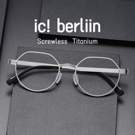 [TOTU Glasses] IC berlin Pure Titanium Glasses Frame Screwless Glasses Metal Frame Glasses IC berlin