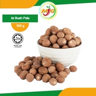 Ez Bizy Isi Buah Pala / Nutmeg - 500g Nuts Snacks Kacang
