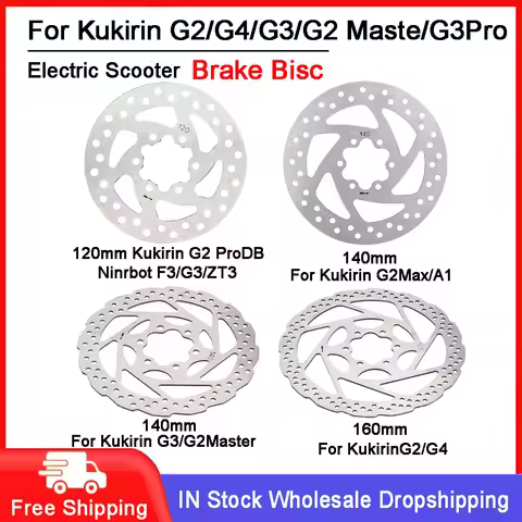 Electric Scooter Brake Disc Brake Is For KukirinG2/G4/G3/G2 Maste/G3 Pro/G2 Max Scooter 120/140/160m