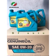 🔊💯NEW✨ PERODUA 0W-20 3L FULL SYNTHETIC ENGINE OIL