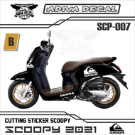 SCOOPY QUICK SILVER CUTTING STICKER - SCP 007 STICKER