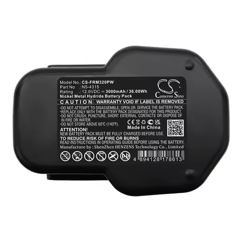 Ni-MH Strapping Tools Battery for Fromm,12.0v,3000mAh,P320,P325,P329,P327,P326,P328,N5-4315