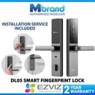 Ezviz DL05 Smart Keyless Fingerprint Doorlock Smart Home Security Fingerprint Door Lock Handle Lock