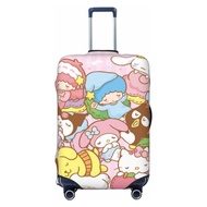 HELLO KITTY Kuromi Cinnamoroll MY MELODY Luggage Cover SANRIOWaterproof Dustproof Elastic Thickened Wear-Resistant Protective Trave Suitcase Cover