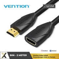 [PORMO]Best Vention B06 HDMI Male to Female Extension Cable2M