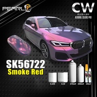 2K Paint 【 SK56722 Smoke Red 】Crystal Series Pearl Paint Spray Cat Motor Kereta Grey Merah DIY