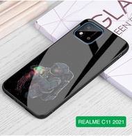 Softcase Glass Kaca  Realme C11 2021 [M88] - Casing HP - kesing HP Realme C11 2021 - Case HP Realme 