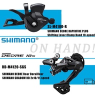 SHIMANO DEORE M4100 Shifter Lever M4120 Rear Derailleur SHADOW RD-M4120 SGS 10 speed original