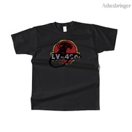 LV-426 Graphic Cotton Round Neck T-Shirt Casual Style For Men And Women
