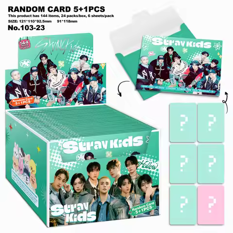Stray Album Collection Card Random Card Blind Box, Stray Kids Fan Collection Gift Fan Support Commem