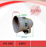 Siren Amaran Motor AC 3/5 inci MS190/MS290 (Motor Siren)mini siren