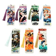 GC4 One Piece Anime Acrylic Tassels Bookmark Gift For Kids Souvenirs Collections CG4