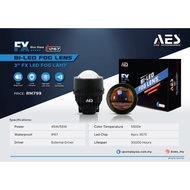 AES FX  3INCH 2PCS BI-LED FOG LIGHT PROJECTOR LENS WHITE