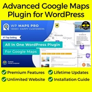 [Latest] Advanced Google Maps WordPress Plugin (Free Updates + Premium Version)