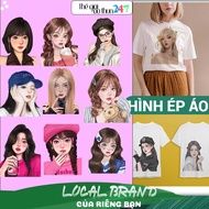 Girl's ironed and heat pressed image - G6 pressed with iron, iron