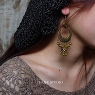 Chaf Studio/R183 Retro Indonesia Niche Earrings High-End Ethnic Matching