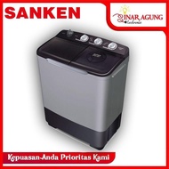 SANKEN TW-8827EGY / TW8827EGY MESIN CUCI 2 TABUNG - GARANSI RESMI