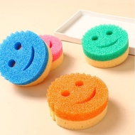 Smiley Magic Cleaning Sponge Rubbing Loofah Sponge Rubbing Honeycomb Sponge Household Kitchen Cleani