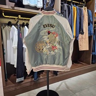 Evisu福神男士錦鯉刺繡休閒夾克外套2024秋冬款 男女同款