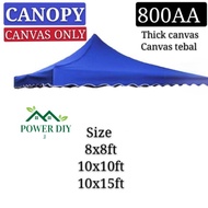 Powerdiyjj 8x8 10x10 Canvas only market canopy / kanvas kanopi / kain kanopi khemah pasar