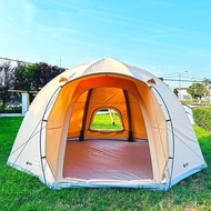 Fun Camping Outdoor Octagonal Integrated Inflatable Tent Spherical Tent Dome Tent Thickened Cotton Exquisite Camping Equ