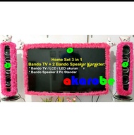 BANDO TV SET 2 IN 1  + BANDO SPEKER