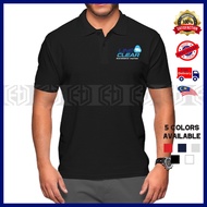T Shirt Polo Cotton LINE CLEAR Express / LINECLEAR Baju Sulam Pakaian Food Parcel Courier Delivery Driver Rider Fashion