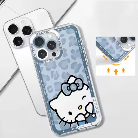 Sanrio Hello Kitty Cute Soft Cover Case for iPhone 13 12 11 Pro MAX 16e 7 8 XS XR 16 15 14 Plus