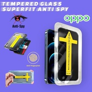 Tempered Glass Superfit Anti Spy Oppo A3 A3x A3s A5 A5s A7 A7n A7x A8 A9 A11 A11k A11x A12 A12e A12s