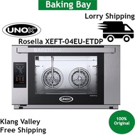 UNOX BAKERLUX SHOP.Pro Rosella XEFT-04EU-ETDP Convection Oven 600x400 4 Trays Humidity Steam UNOX Convection Oven Ovens
